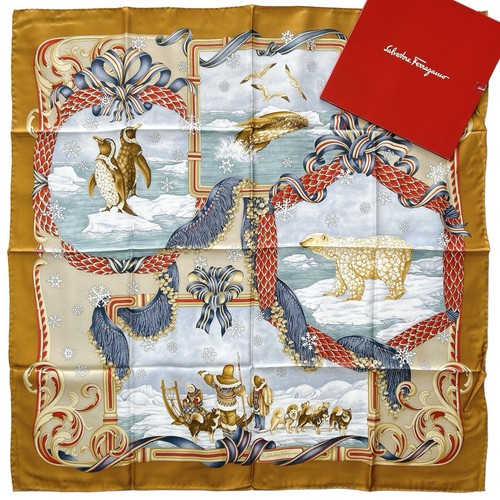 Foulard soie imprimé - en,
