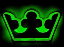 Panneau LED Vert 24V Mat Néon