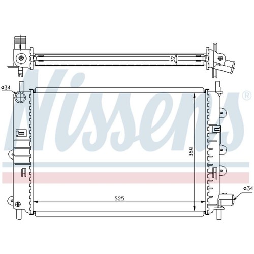 Radiateur moteur - radiateur,
