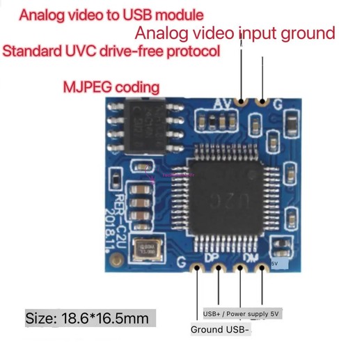 Analog video digital - digital, usb