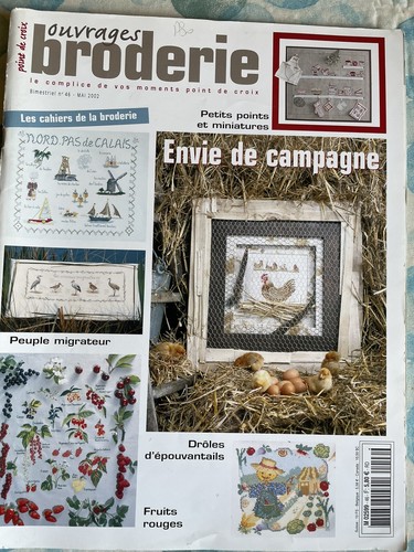Magazine ouvrages broderie - magazine,