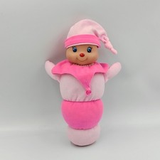 Doudou peluche luciole chenille rose TOI TOYS  - 32565