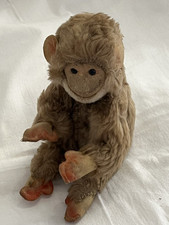 Ancien Petit Singe En Peluche STEIFF ?  Pour Déco Poupée Poupon Bleuette Jumeau