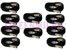 10 Pack 10ft XLR 3Pin Male