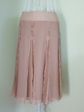 JUPE À PLIS BEIGE T 36