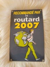 PLAQUE ÉMAILLÉE RESTAURANT GUIDE DU ROUTARD 2007