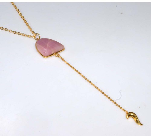 Collier pendentif plaqué - collier,