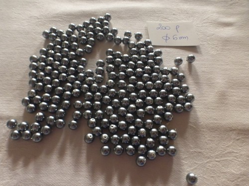 Lot 200 perles rondes en - de,