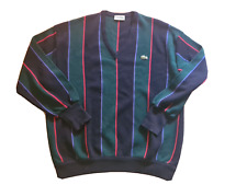 Chemise Lacoste En Laine Vierge Pure, Vintage Années 80, Fabriquée En Australie