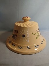 Couvercle / cloche en céramique alsacien décoration mural 