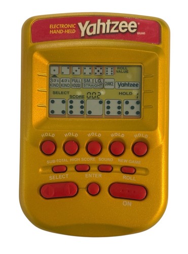 2002 hasbro yahtzee electronic - yahtzee,