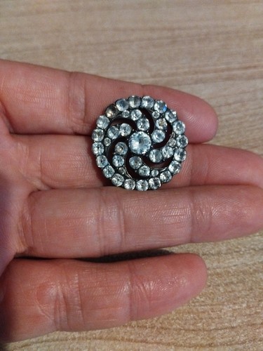 Boutons ancien argent et - en,