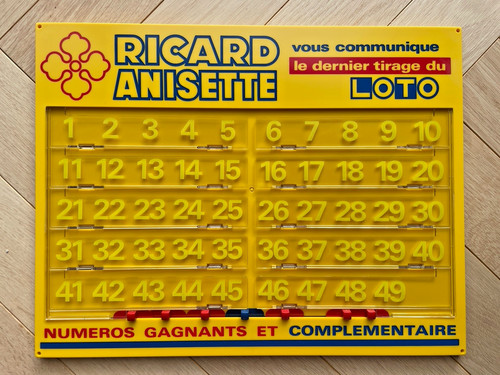 Tableau ricard anisette - ricard,