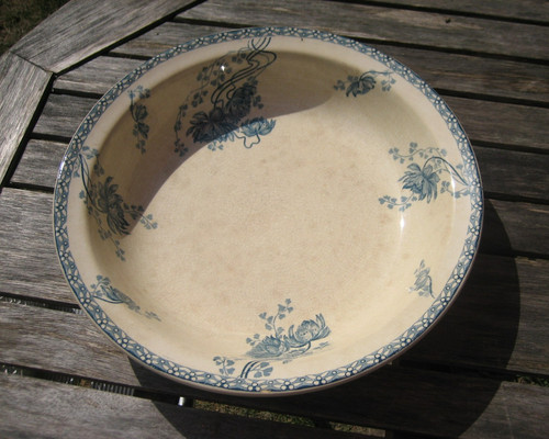 Ancien plat creux - ancien, faience