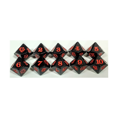 Chessex opaque dés vampire - opaque, la