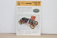 CATALOGUE CP4 POCHER RIVAROSSI DIVISIONE FIAT 130 HP GRAND PRIX DE FRANCE 1907