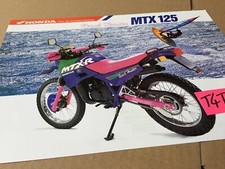 Honda MTX125 beach hunter MTX 125 moto prospectus catalogue publicité brochure