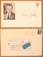 ● Poul Schlüter Danemark 1er ministre photo signature autographe Tønder Danmark