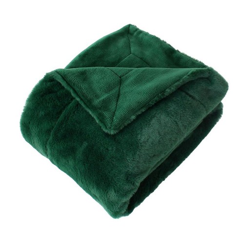Plaid imitation fourrure - plaid,