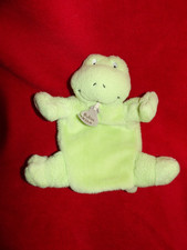 Doudou Marionnette HISTOIRE D'OURS Grenouille Verte