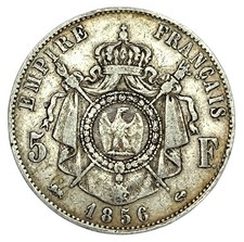Napoléon III 5 Francs 1856 D