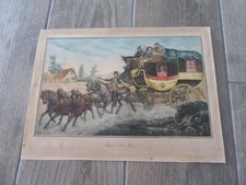 GRAVURE ANCIENNE 1900 MALLE