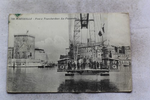 Cpa 1913 marseille pont à - cpa,