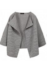 COP COPINE ETE 2018 : cardigan asymétrique mod SODALITE M gris prix 115€ (40%)
