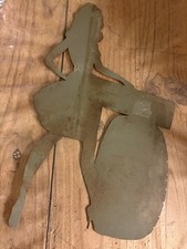 ANCIENNE PIN-UP Tôle  Garage