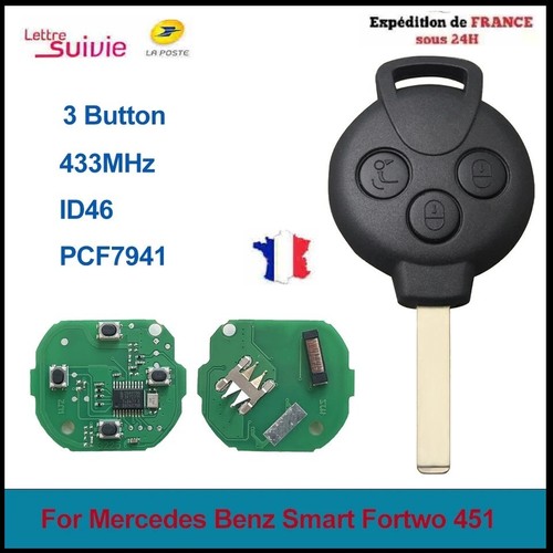 Télécommande clé pour smart - tÉlÉcommande,
