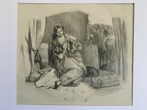 Dessin orientaliste mine - la,