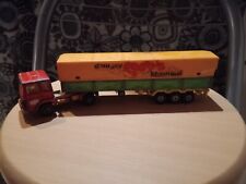 semi remorque saviem bourgey montreuil majorette 1/50