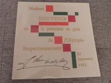 Johnny Hallyday MAXI 45T "souvenir de la 1ère de gala de l'olympia"