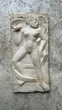 Sculpture femme nue bas relief - sculpture,