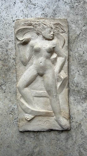 Sculpture femme nue bas relief - sculpture,