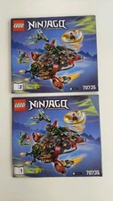 VINTAGE LEGO NINJAGO 70735 VAISSEAU JET HYBRIDE DE RONIN LOT 2  INSTRUCTIONS  BE