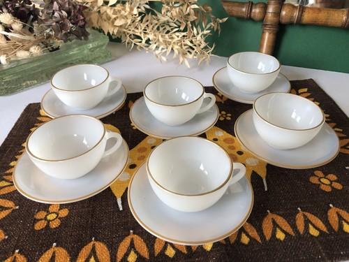 Tasses soucoupes arcopal - 6,