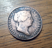 ESPAGNE ISABEL II 25 CENTIMOS