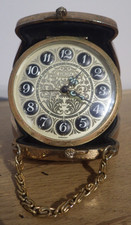 RARE - Ancien réveil de voyage EUROPA – 2 rubis – Années 60/70 – fonctionne