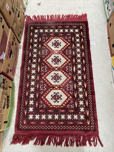 Ancien tapis tunisien - tapis, velours