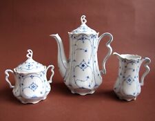 Cafetière Sucrier Pot à Lait Zwiebelmuster Porcelaine