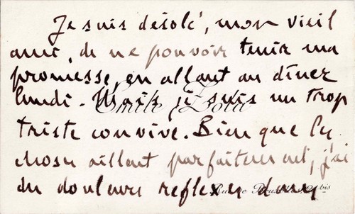 émile zola carte de - zola,