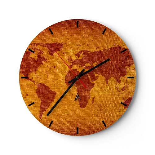 Horloge murale verre - en,