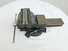 Étau tournant en acier 125 mm Neuf