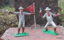 SOLDATS DULCOP FAR WEST / 2 FIGURINES SUDISTES  NO STARLUX REAMSA CYRNOS NARDI