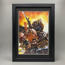 GotreK & Felix Tueur De Trolls Art Encadré Warhammer Le Vieux Monde WFB AOS