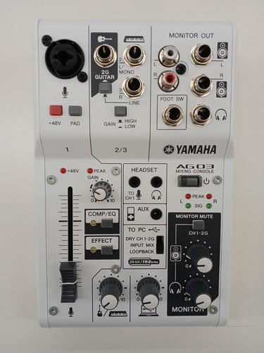 Yamaha ag03 audio - ag03, interface