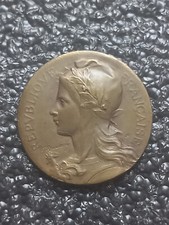 Médaille bronze marianne - u-,