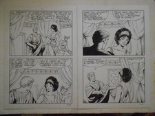 Elvifrance  set huit planches originales du péplum Pompea 2 1972, Sergio Rosi