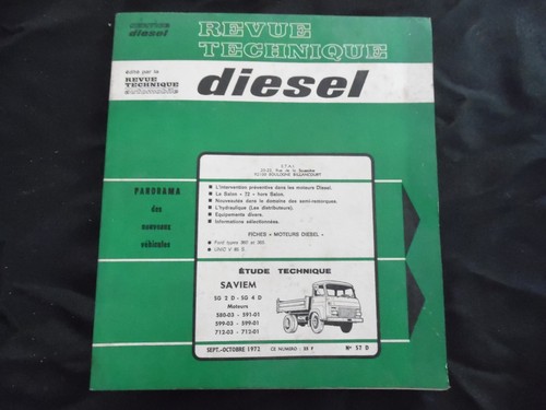 Rta diesel saviem sg2d - saviem, –